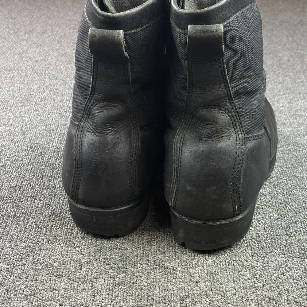 Vintage Wellco Ro-Search Spike Protective Jungle Boots Black Vibram Mens 13W USA